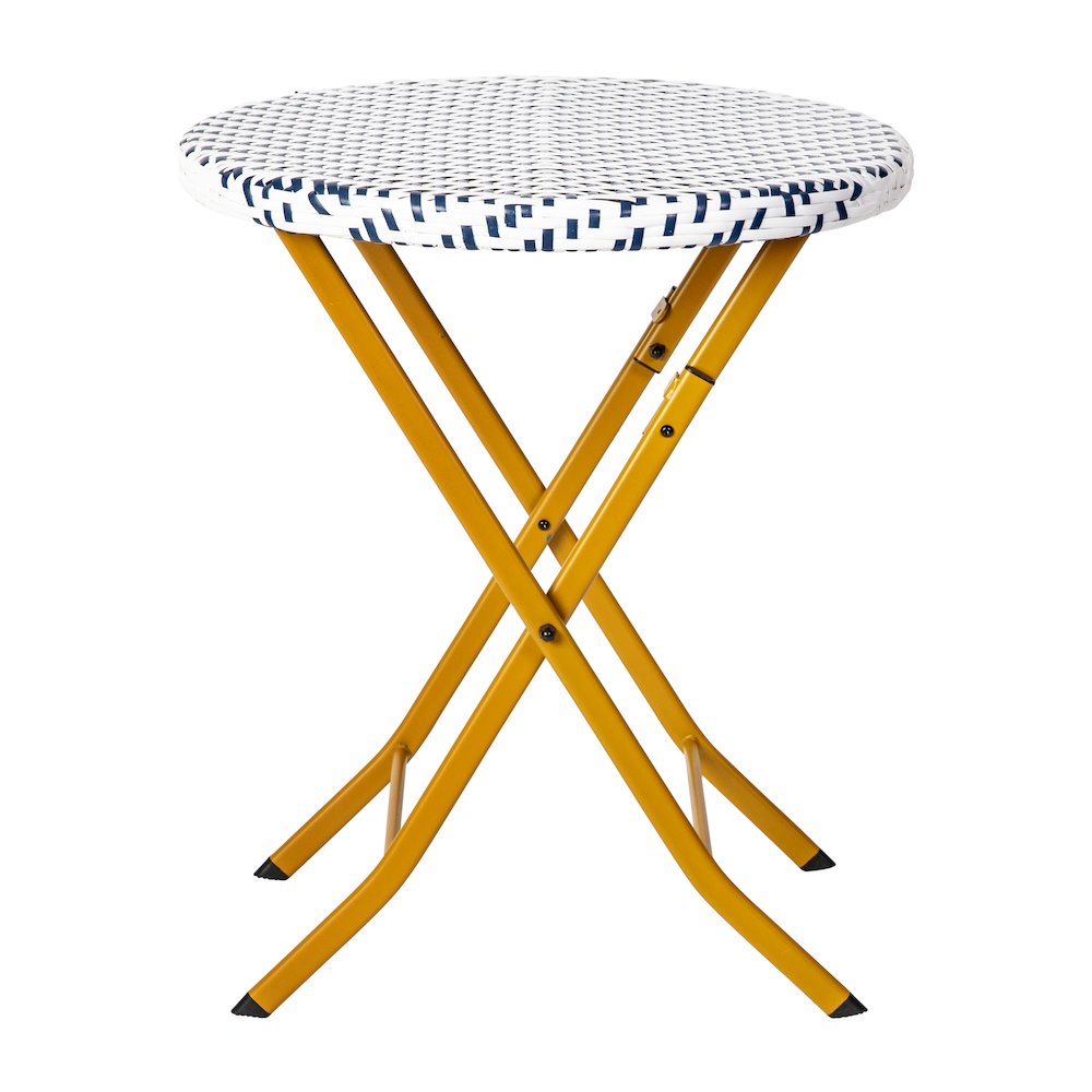 Modern 3 Piece Folding French Bistro Table and Chairs Set. Picture 11