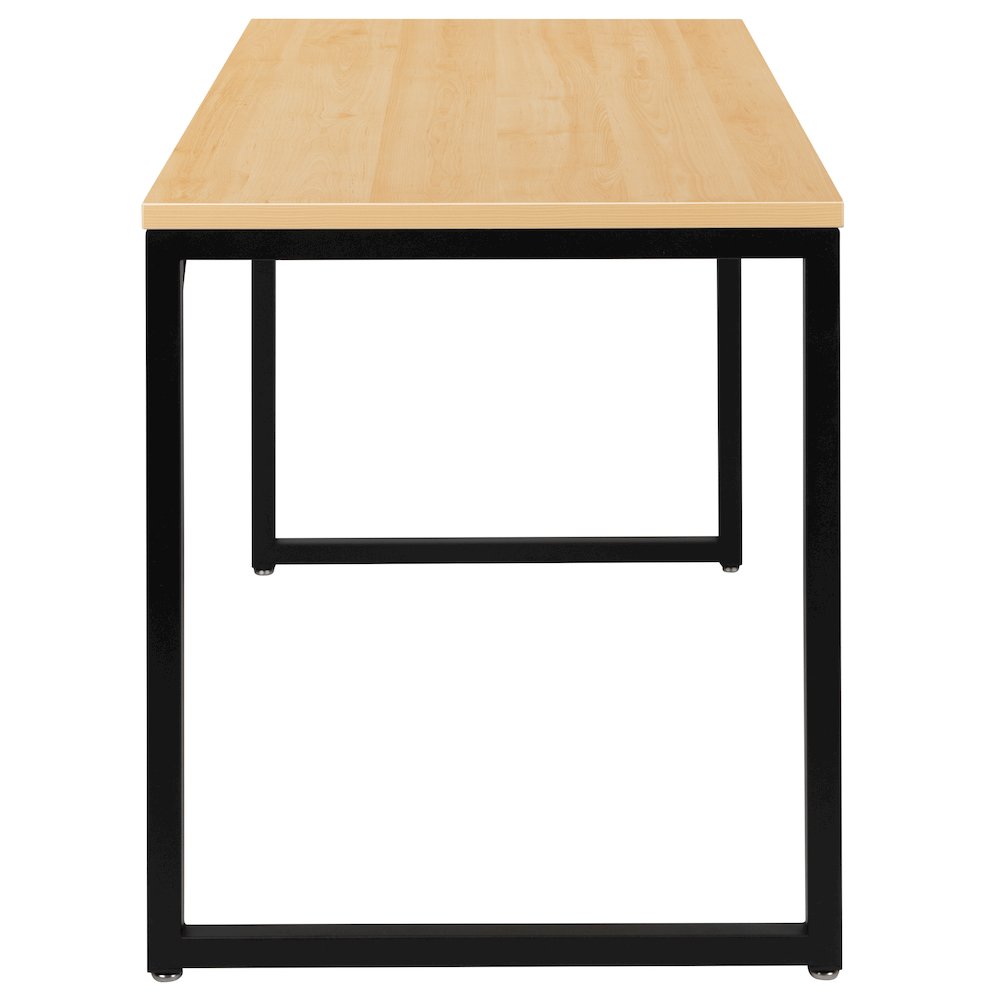 Office Computer Desk and Home Office Desk - 47" Long (Maple/Black). Picture 6