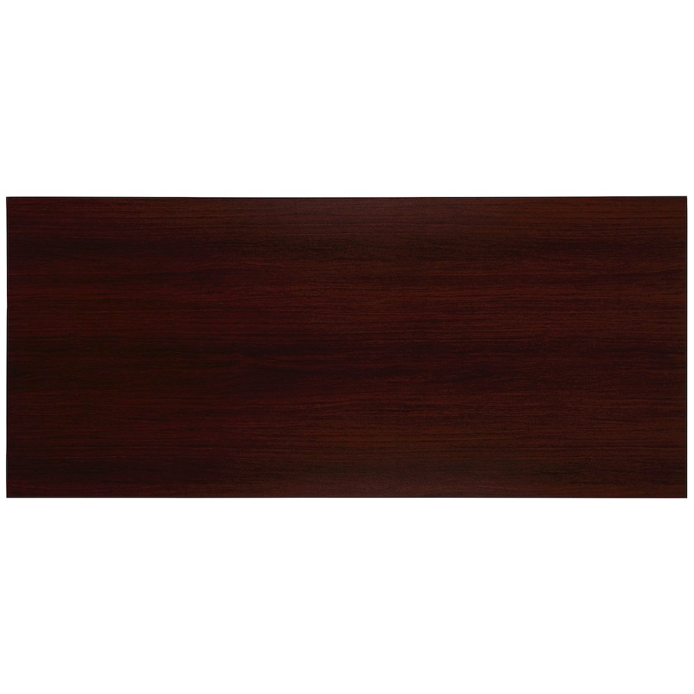 Desk Industrial Computer Desk Sturdy Home Office Desk - 55" Length-Mahogany. Picture 12