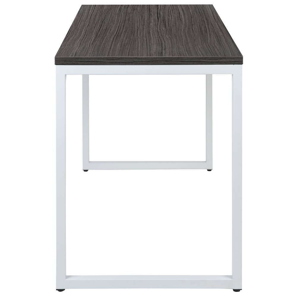 Tiverton Office Computer Desk and Home Office Desk - 47" Long (Gray/White). Picture 9