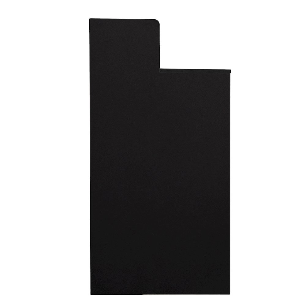 32 Gallon Commercial Trash Can Enclosure, Black. Picture 8