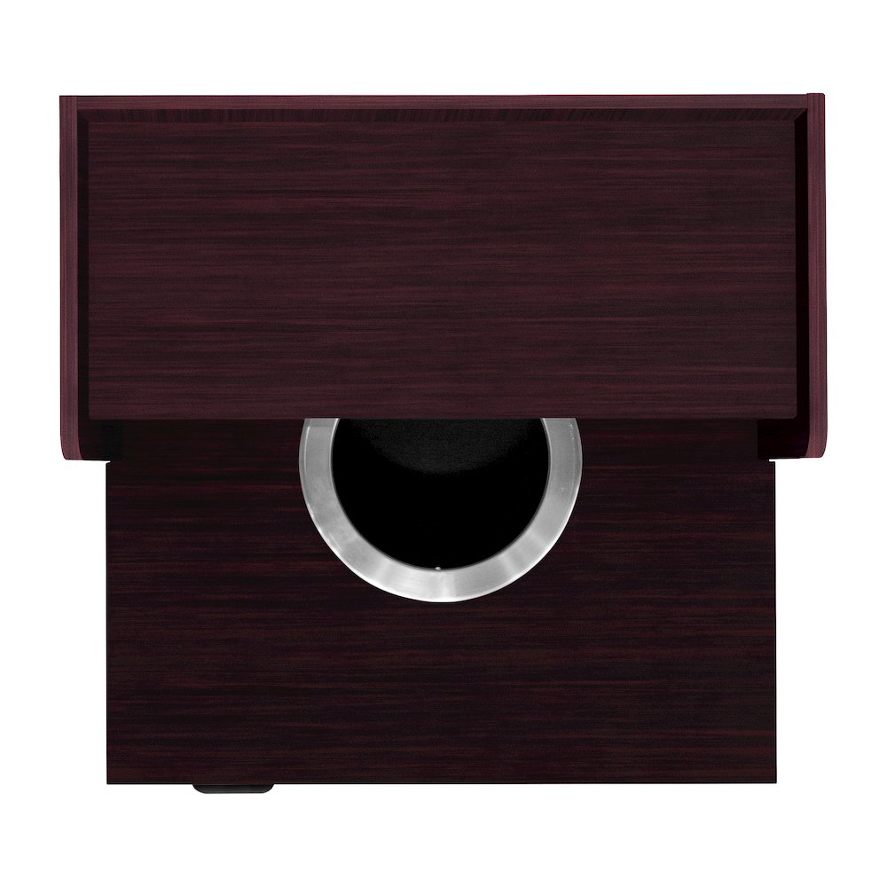 32 Gallon Commercial Trash Can Enclosure, Mahogany. Picture 7