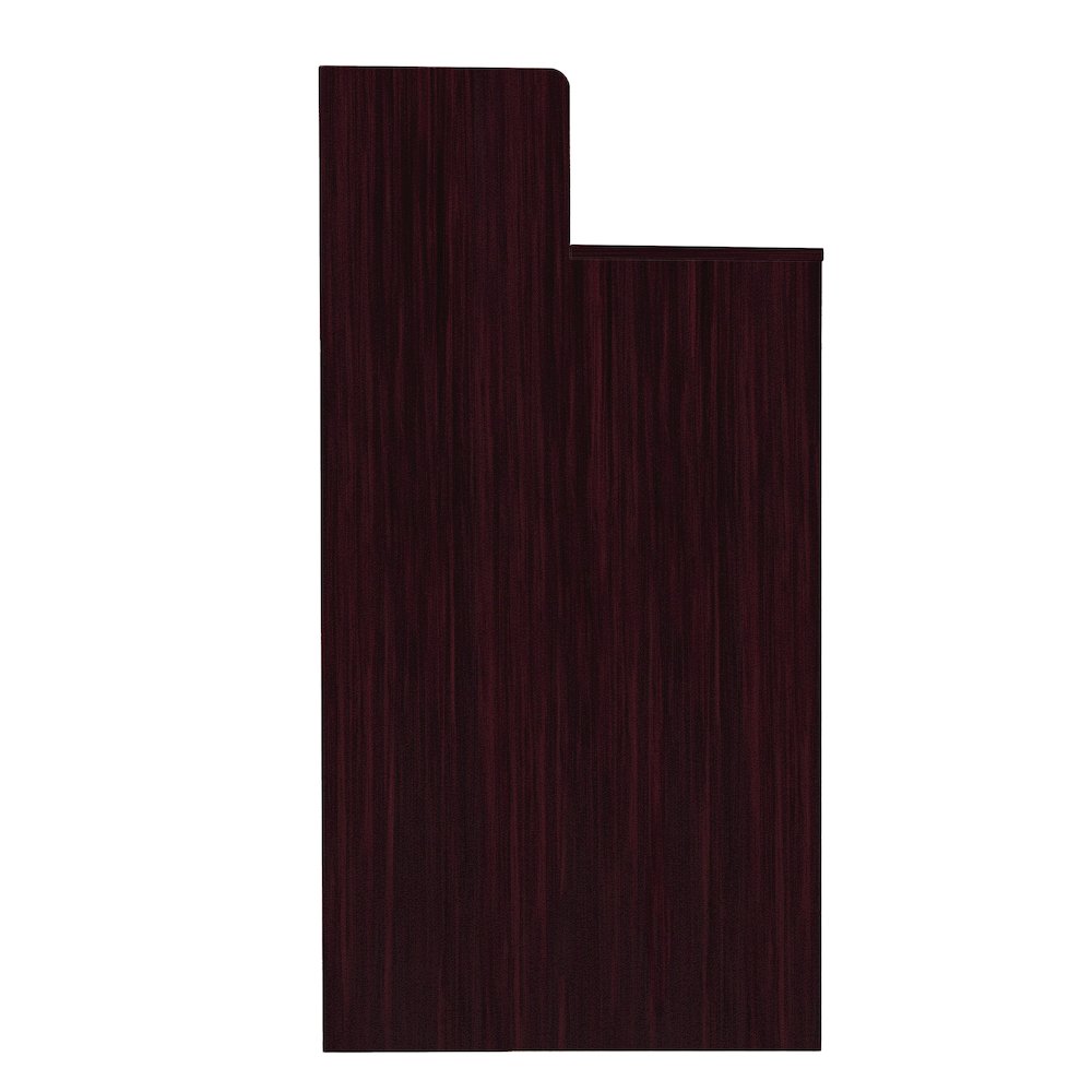 32 Gallon Commercial Trash Can Enclosure, Mahogany. Picture 8