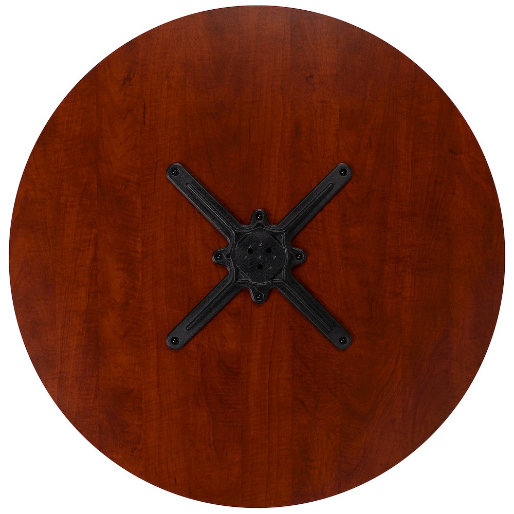 36" Round Multi-Purpose Conference Table in Cherry. Picture 12