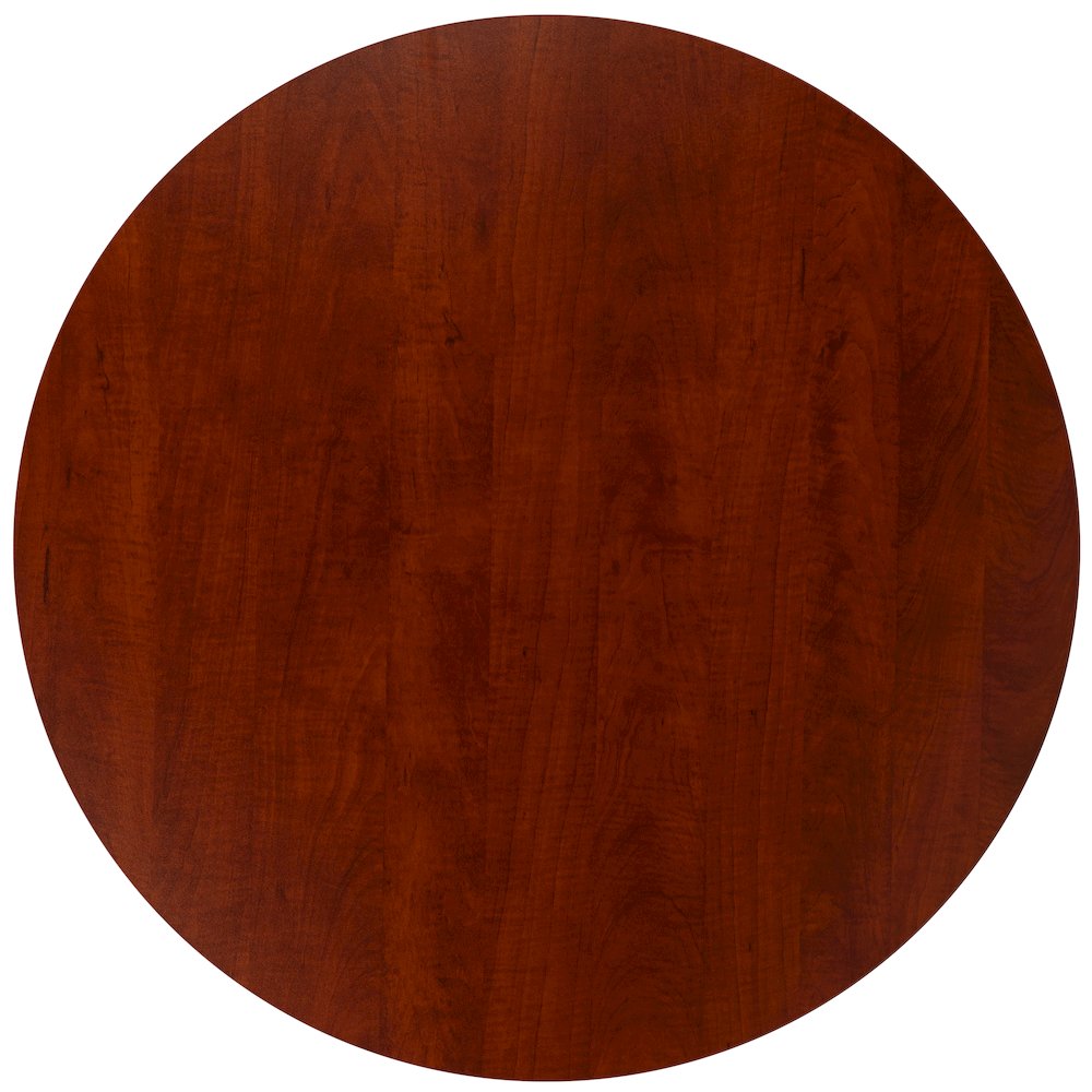 36" Round Multi-Purpose Conference Table in Cherry. Picture 11