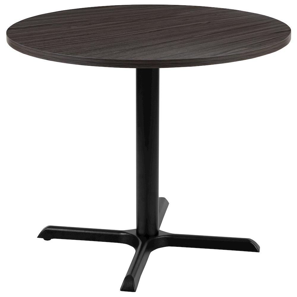 36" Round Multi-Purpose Conference Table in Rustic Gray. Picture 1