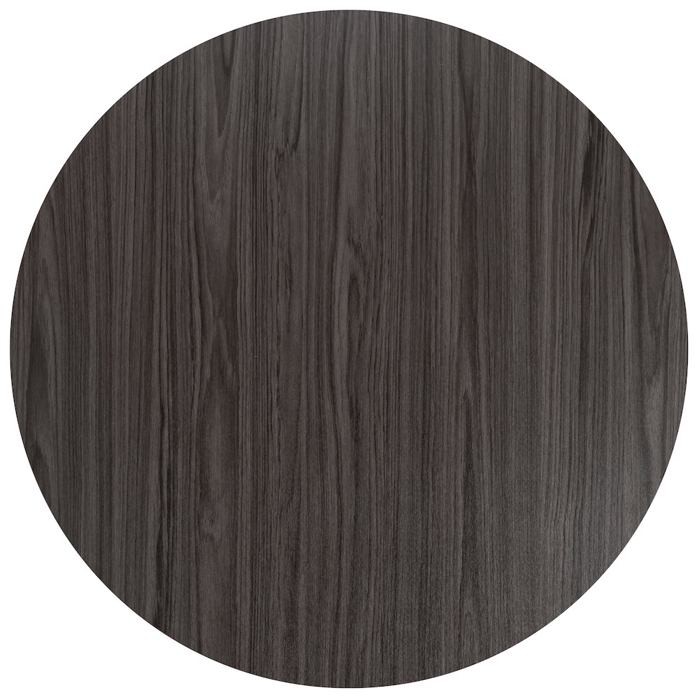 36" Round Multi-Purpose Conference Table in Rustic Gray. Picture 7