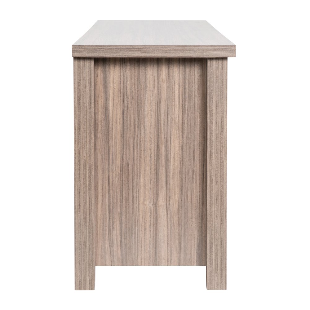Farmhouse TV Stand up to 80" TVs - 65" Engineered Wood in Gray Wash Oak Finish. Picture 10