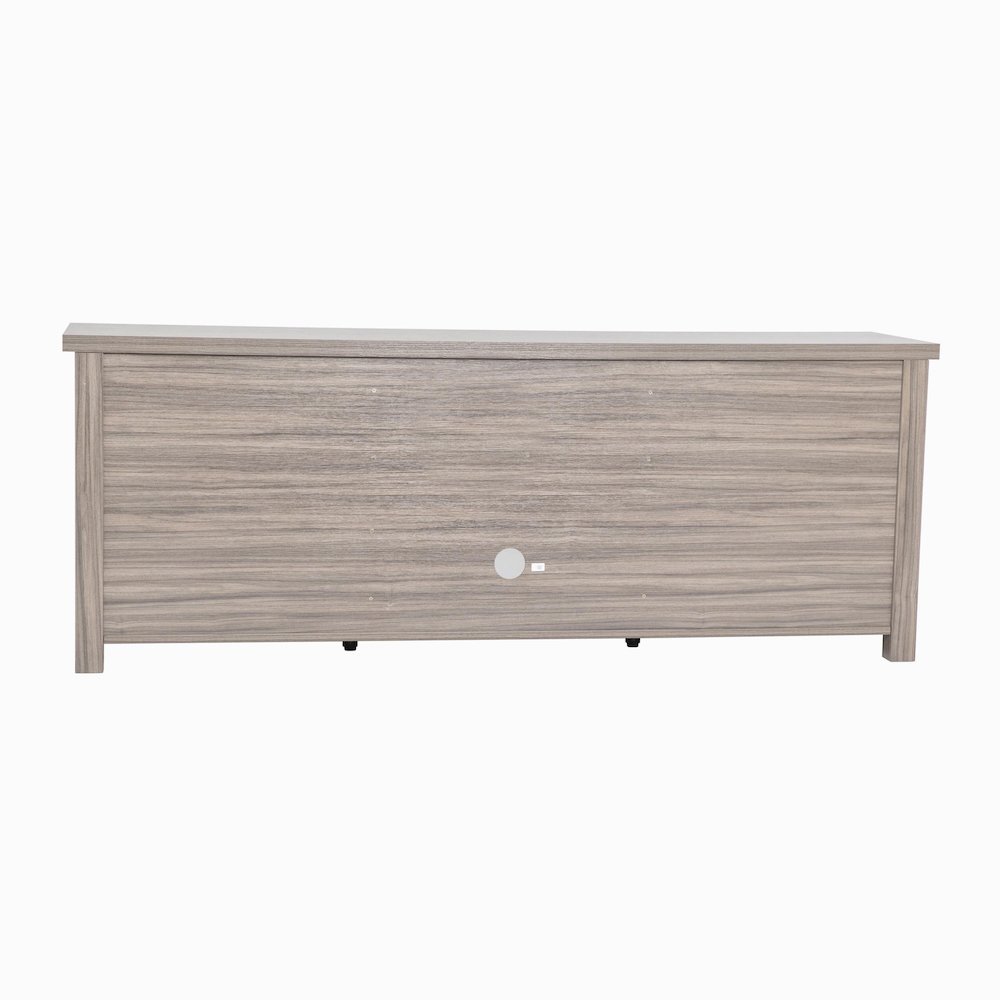Farmhouse TV Stand up to 80" TVs - 65" Engineered Wood in Gray Wash Oak Finish. Picture 8