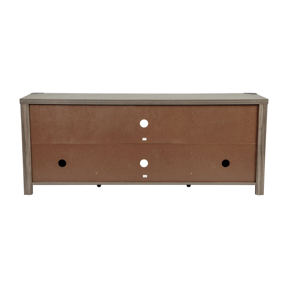 Farmhouse Barn Door TV Stand-Gray Wash Oak for TV's up to 65 ines-59". Picture 8