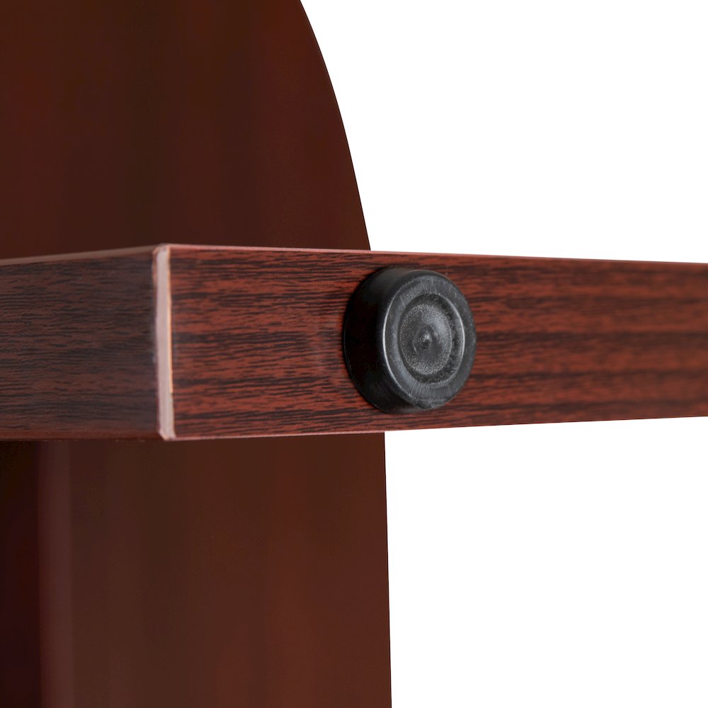 6 Foot (72 inch) Oval Conference Table in Mahogany. Picture 7
