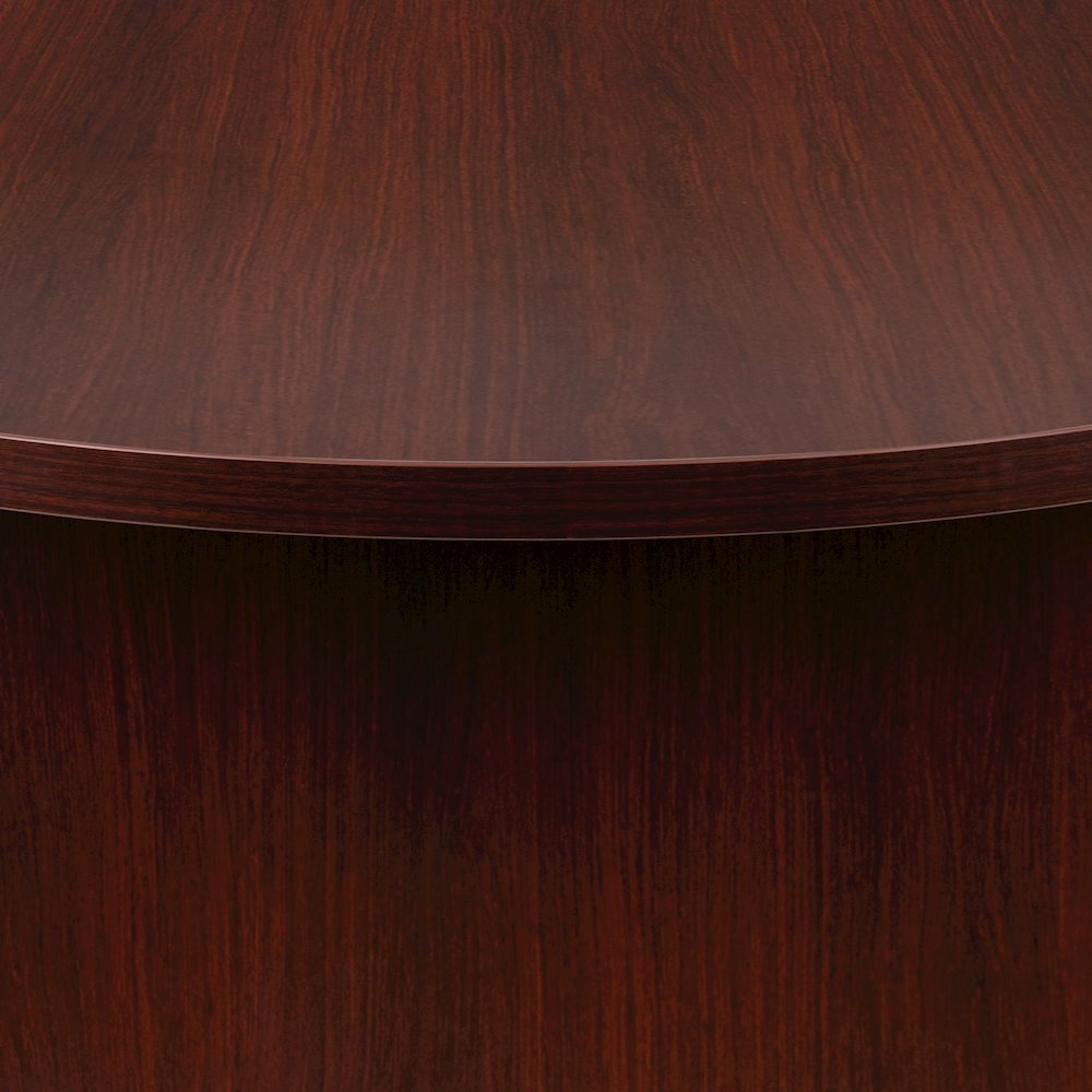 6 Foot (72 inch) Oval Conference Table in Mahogany. Picture 12