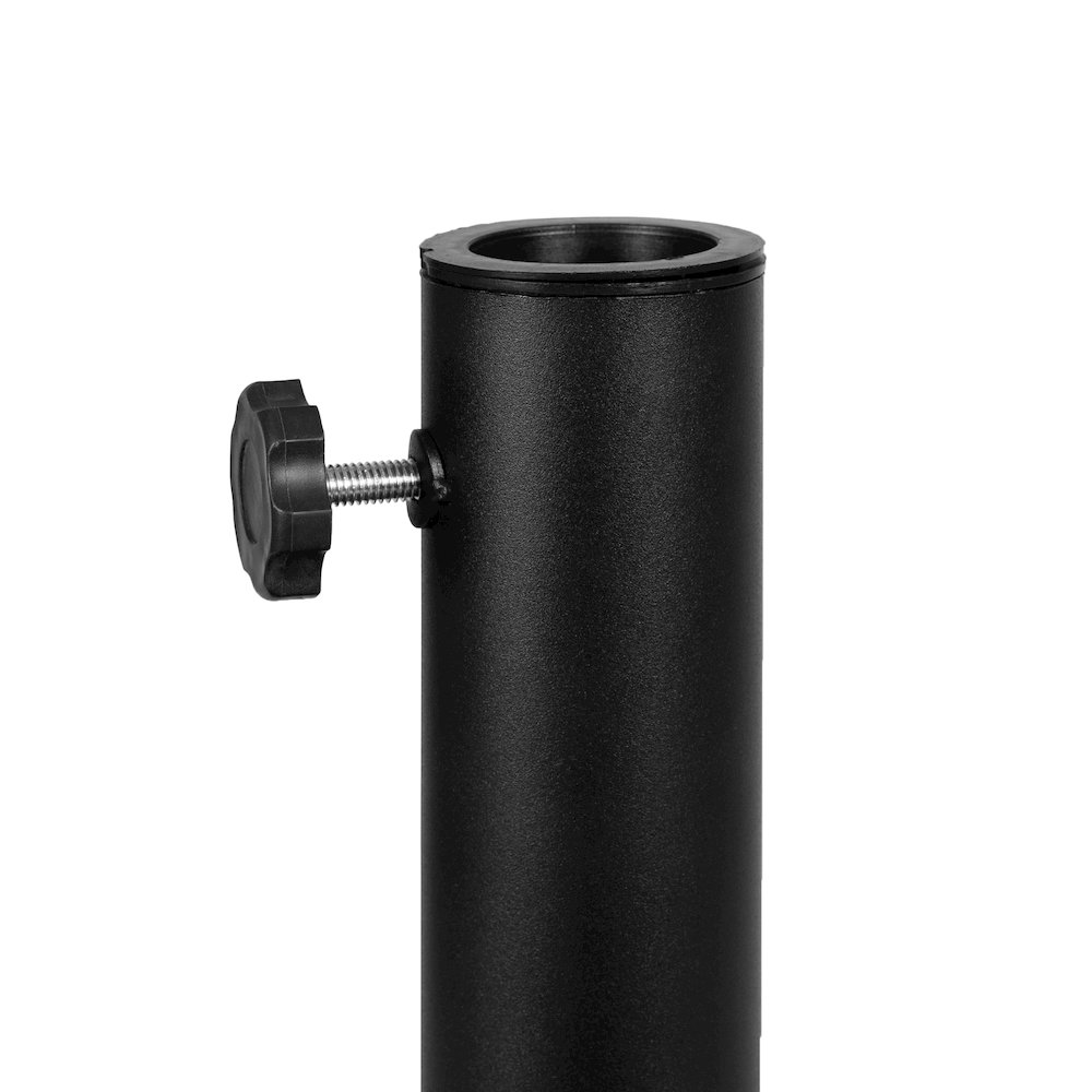 Universal Black Cement Patio Umbrella Base - 19.25" Diameter. Picture 8