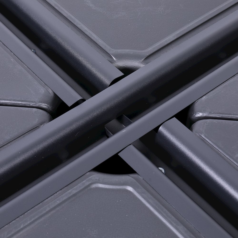 Universal Offset Umbrella Base for Cantilever and Roman Umbrellas, Black. Picture 11