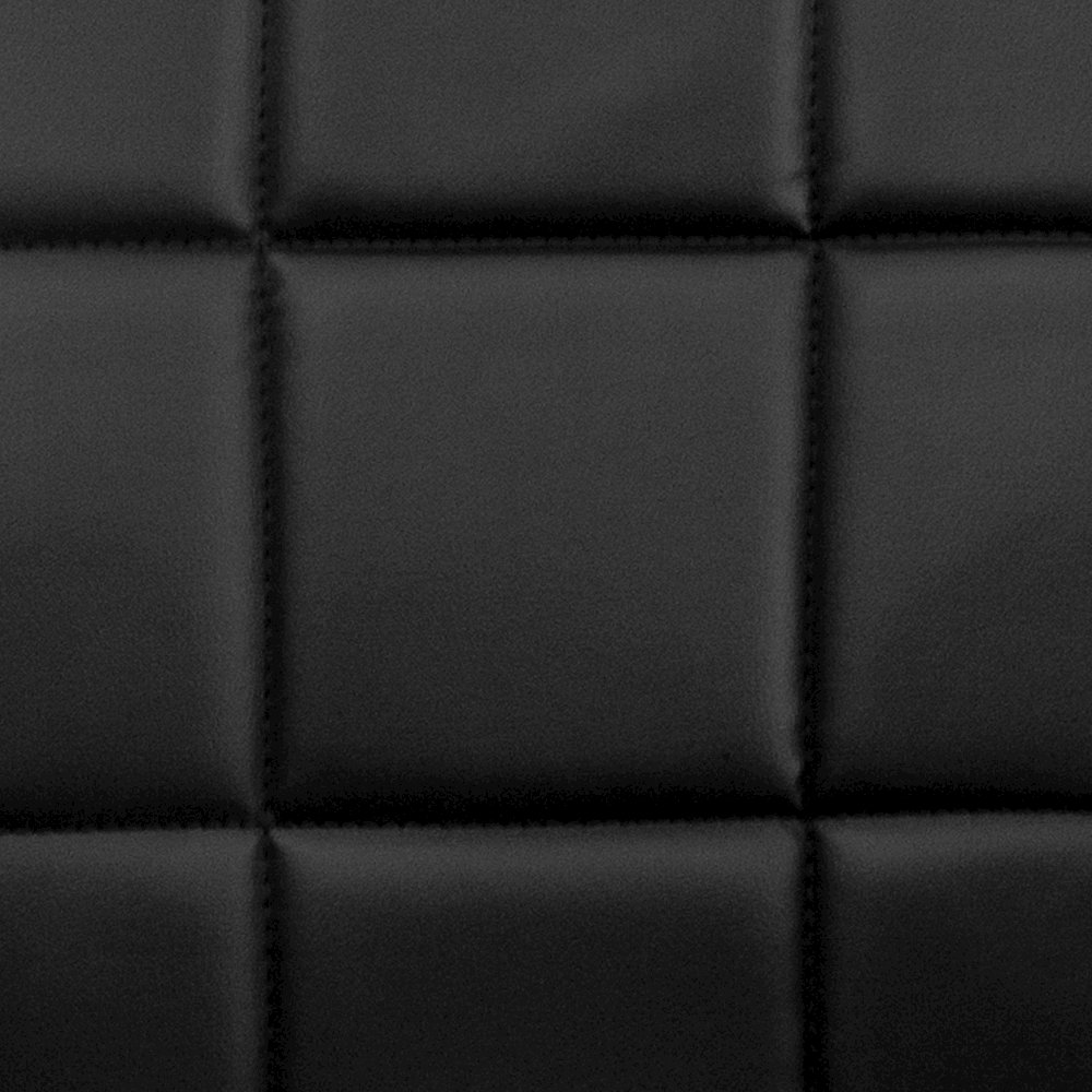Mid-Back Black Quilted Vinyl Swivel Task Office Chair with Arms. Picture 13