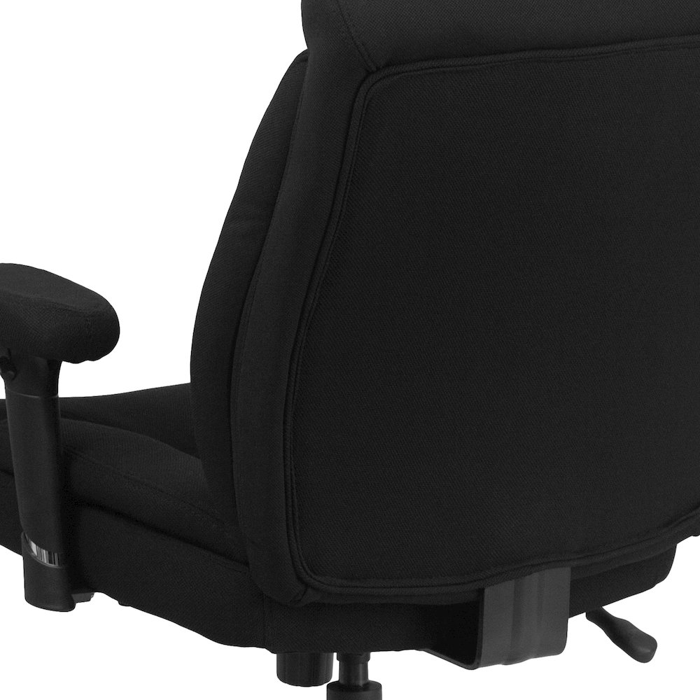 400 lb. Rated Black Fabric Deep Tufted Swivel Task Office Chair. Picture 9