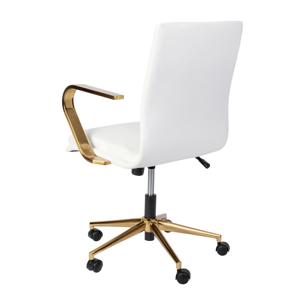 Modern Elevated Mid-Back Executive Office Chair. Picture 8