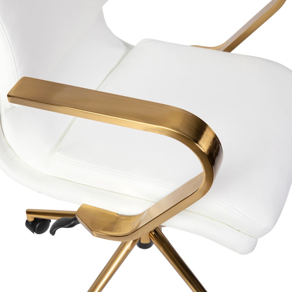 Modern Elevated Mid-Back Executive Office Chair. Picture 9