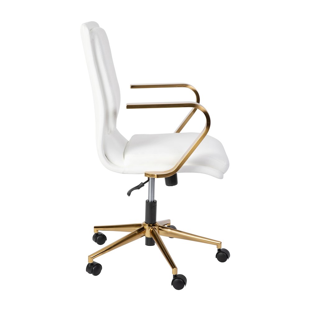 Modern Elevated Mid-Back Executive Office Chair. Picture 10