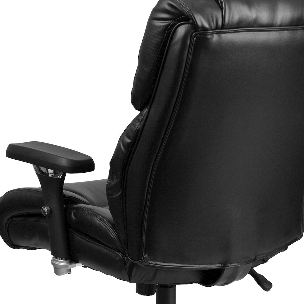 24/7 Intensive Use Big & Tall 400 lb. Rated Black Executive Lumbar Office Chair. Picture 9