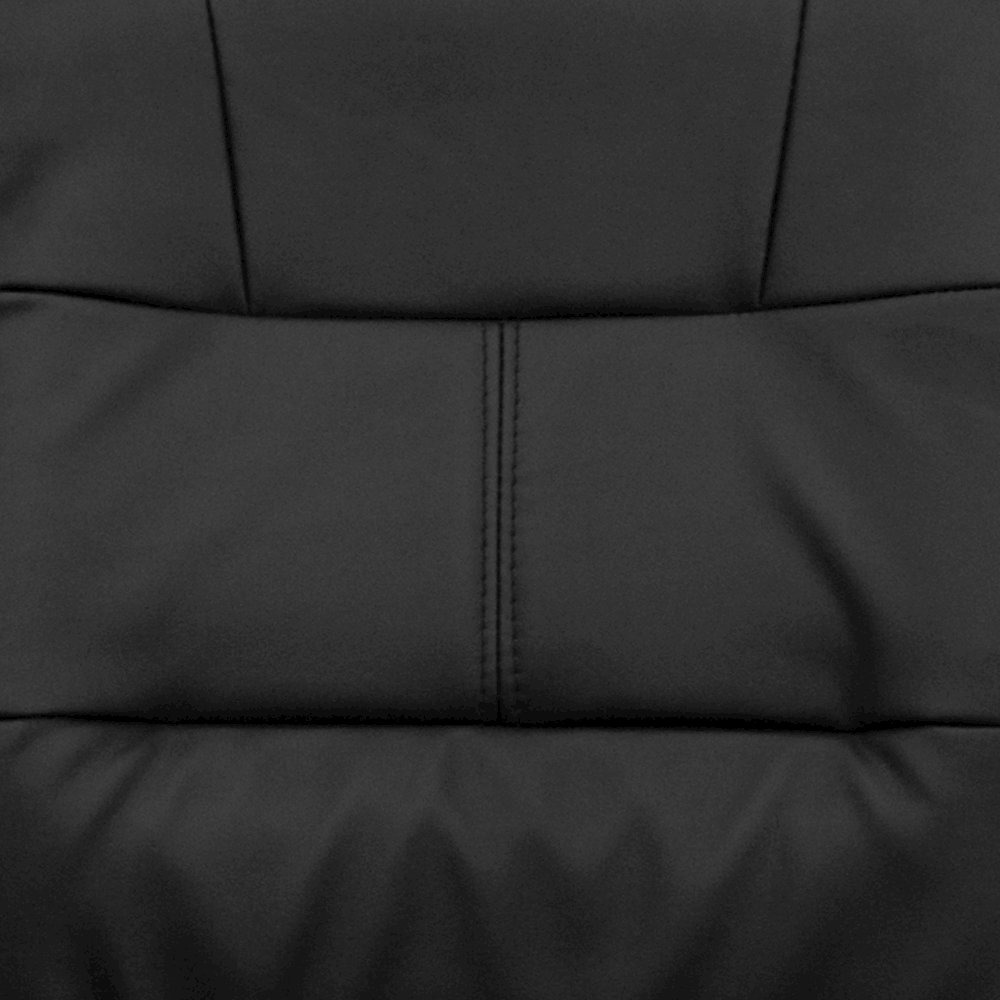 Mid-Back Black LeatherSoft Swivel Task Office Chair with Arms. Picture 11
