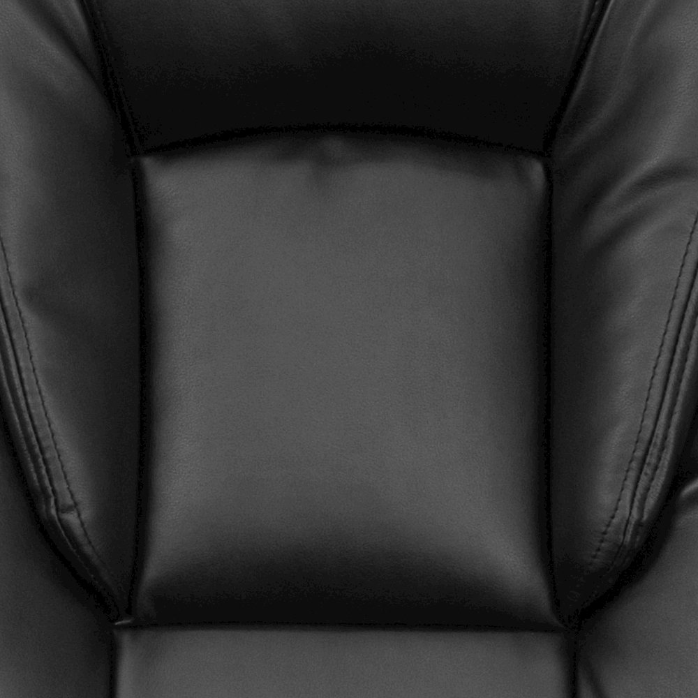 High Back Black Layered Upholstered Executive Swivel Office Chair. Picture 12