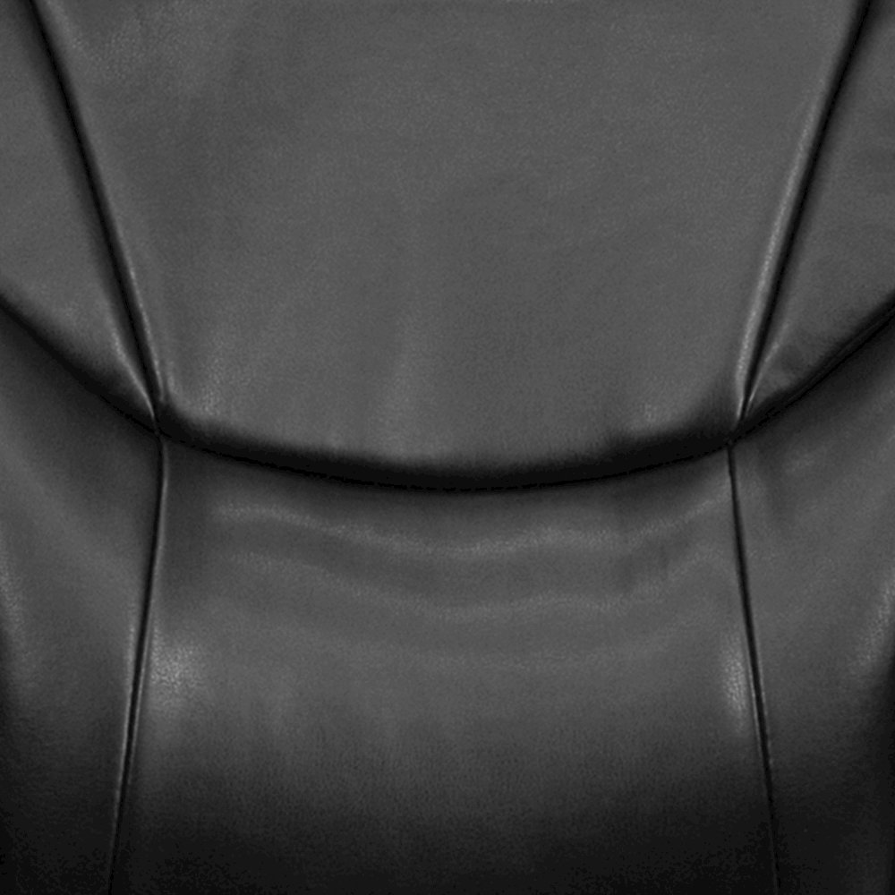 High Back Black LeatherSoft Executive Swivel Ergonomic Office Chair with Arms. Picture 12