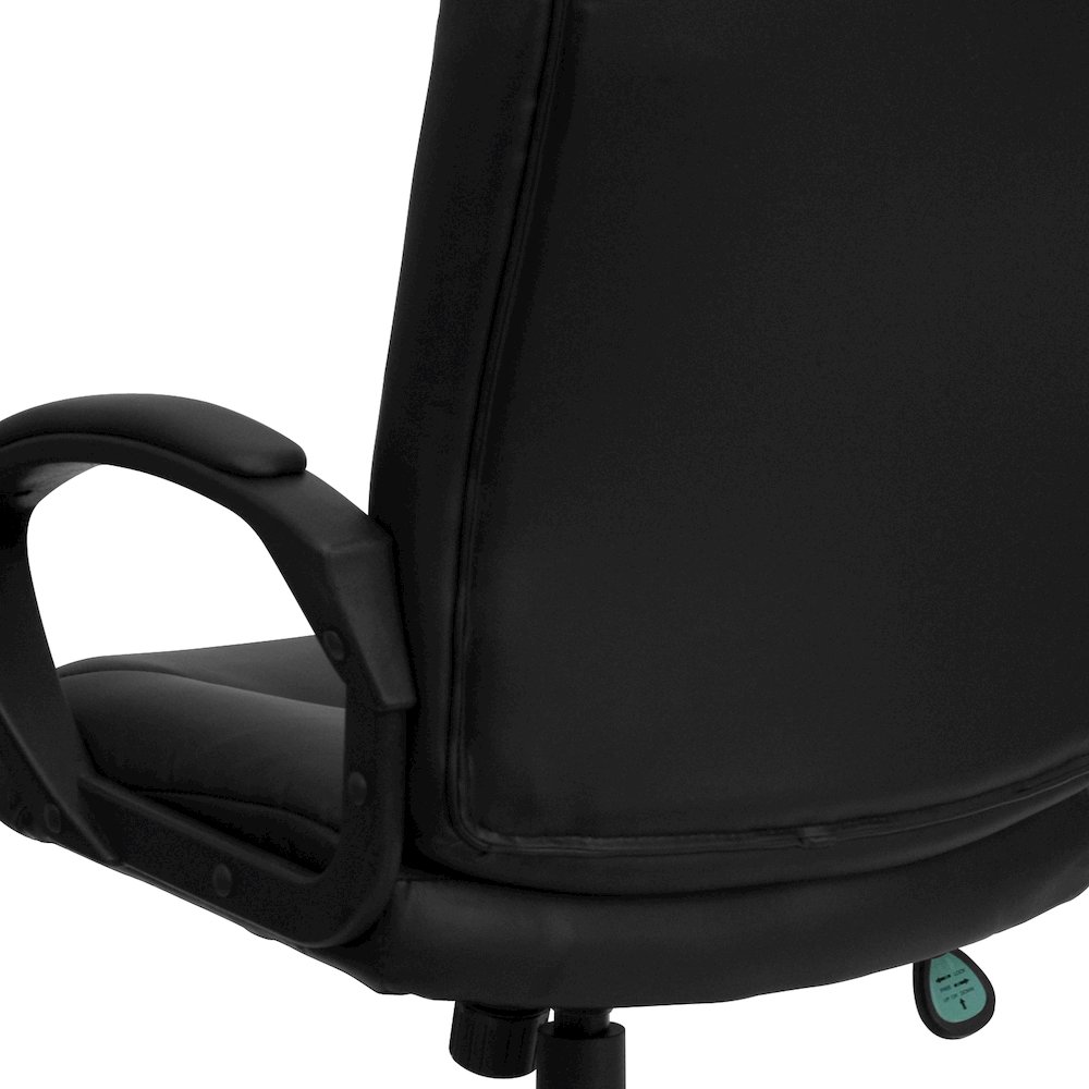 Mid-Back Black Executive Swivel Office Chair. Picture 12