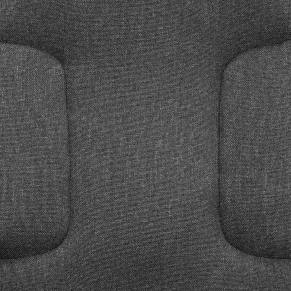 Mid-Back Gray Fabric Executive Swivel Office Chair with Nylon Arms. Picture 12