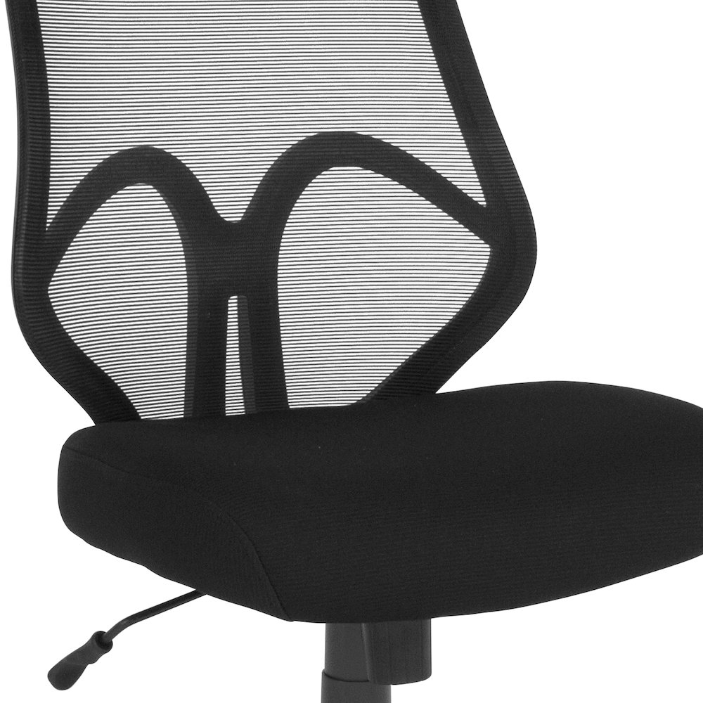 High Back Black Mesh Office Chair. Picture 11