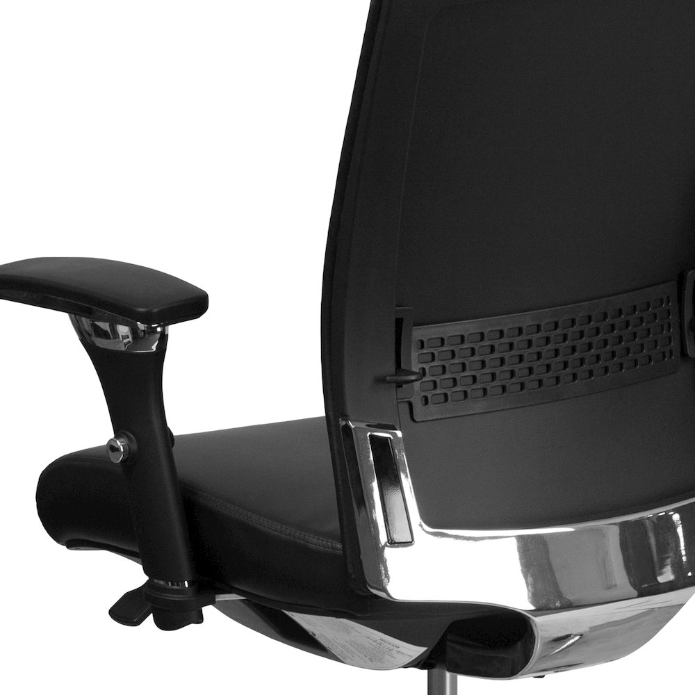 300 lb. Rated Black Multifunction Office Chair with Seat Slider. Picture 11