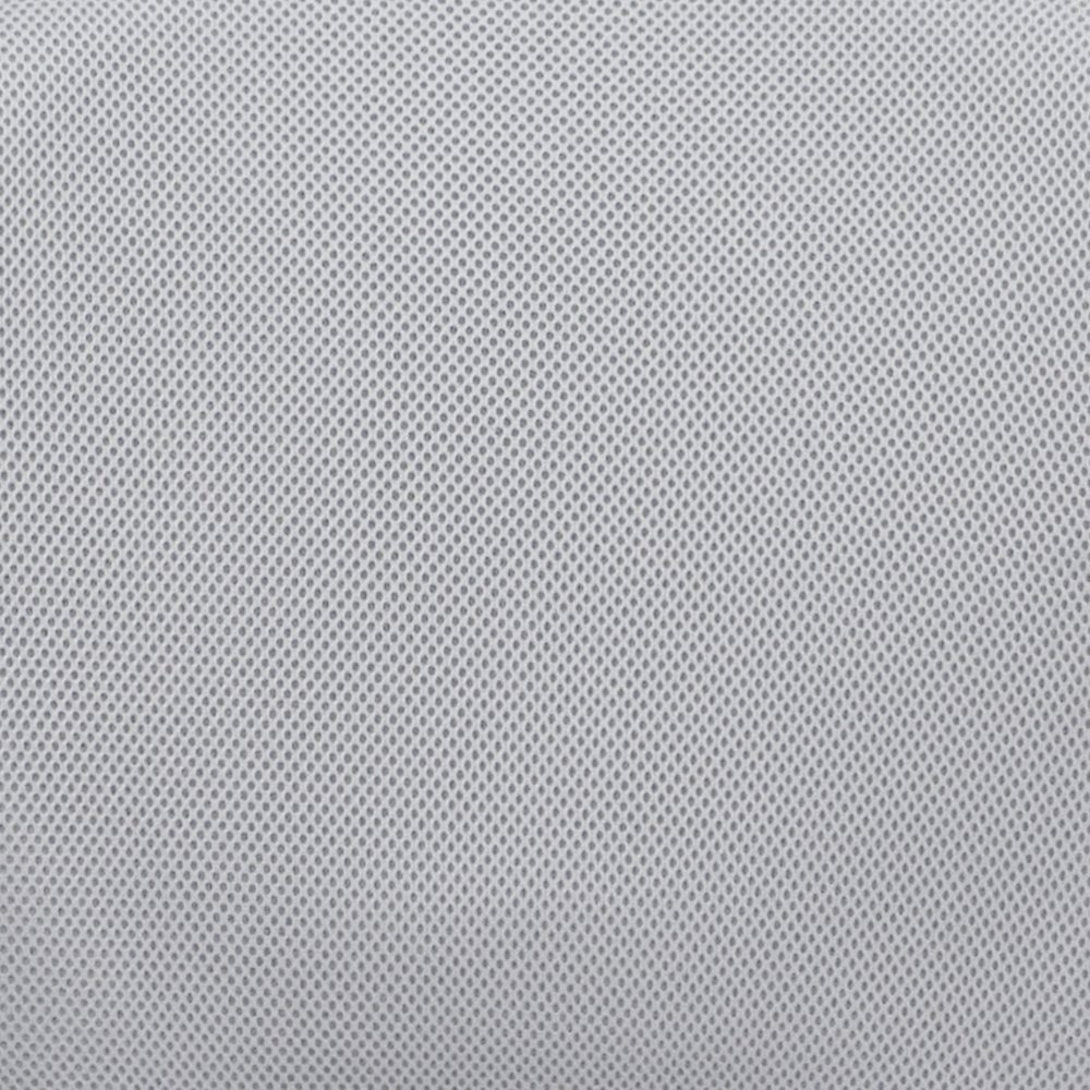 Mid-Back White Mesh Padded Swivel Task Office Chair with Chrome Base. Picture 13