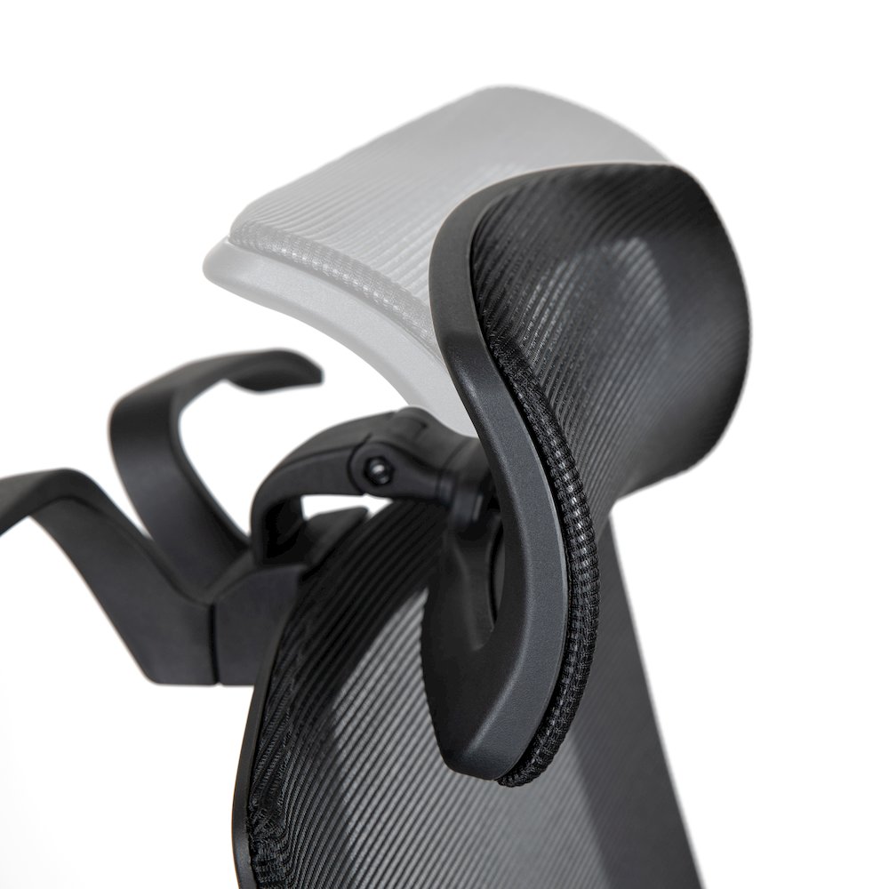 Mesh Office Chair with Synchro-Tilt in Black. Picture 14