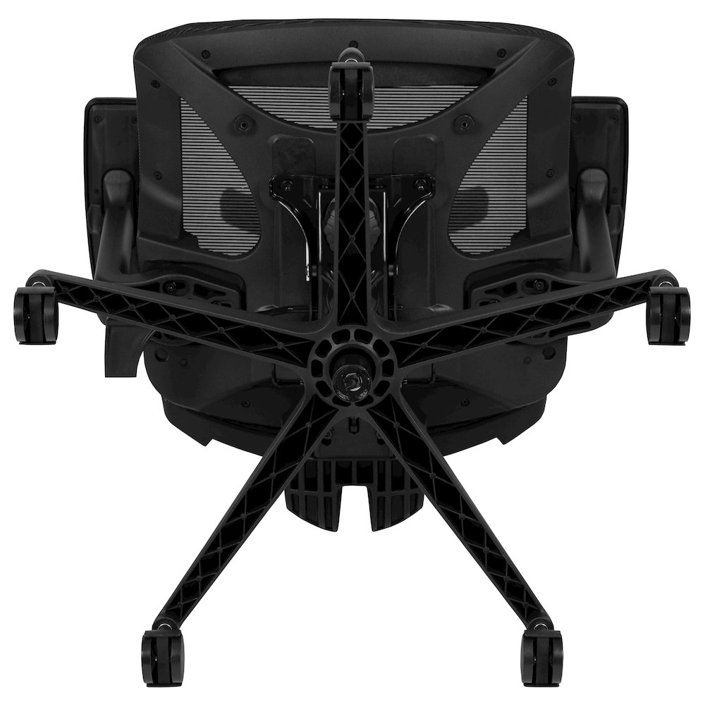 Mesh Office Chair with Synchro-Tilt in Black. Picture 13