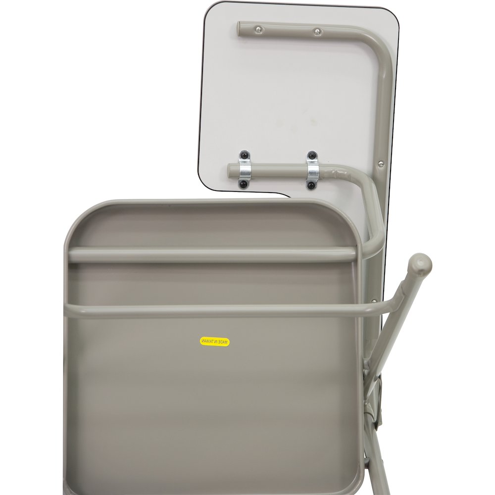 Premium Steel Folding Chair with Left Handed Tablet Arm. Picture 5