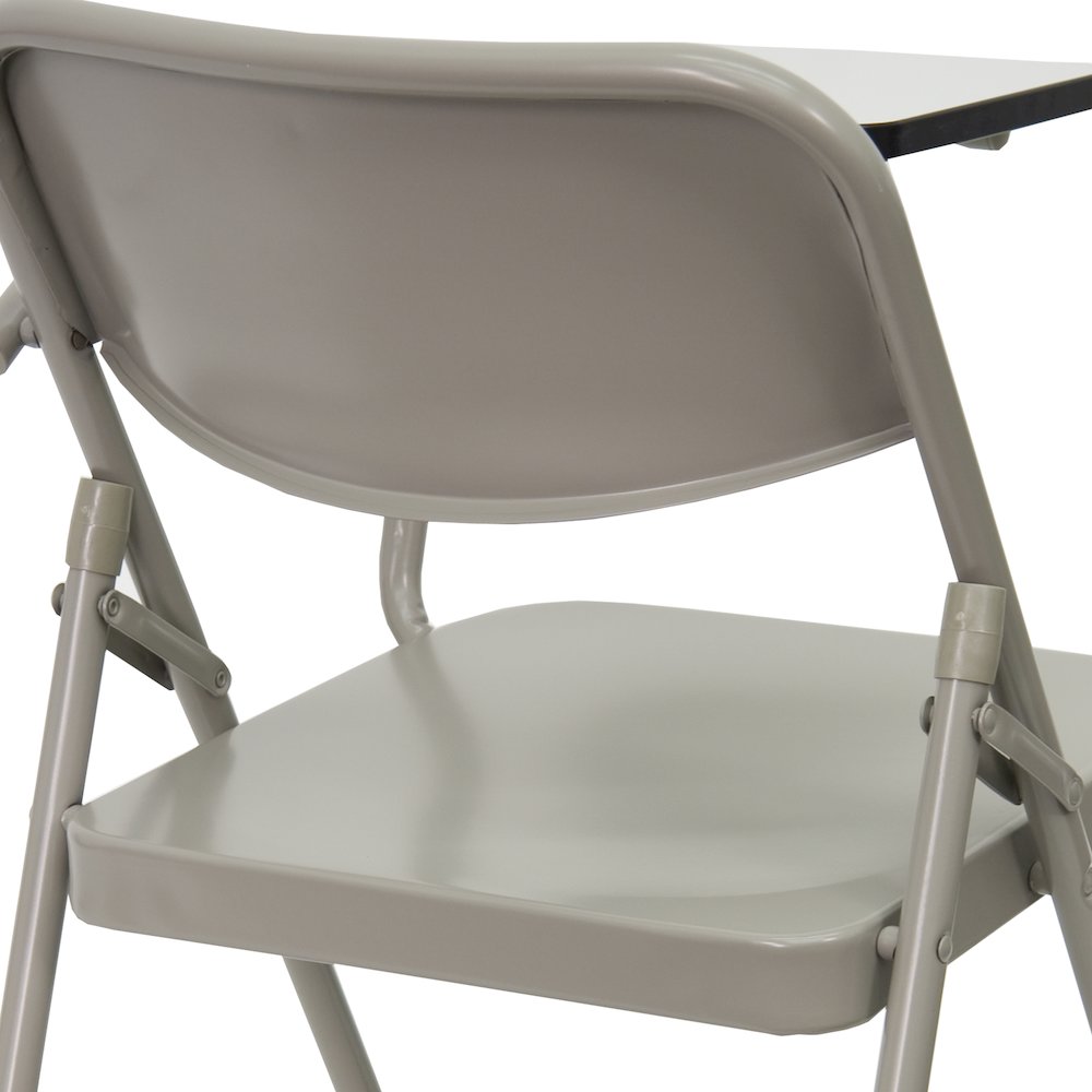 Premium Steel Folding Chair with Left Handed Tablet Arm. Picture 11