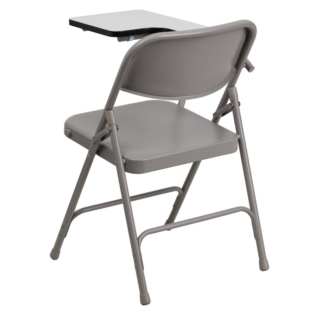 Premium Steel Folding Chair with Right Handed Tablet Arm. Picture 4
