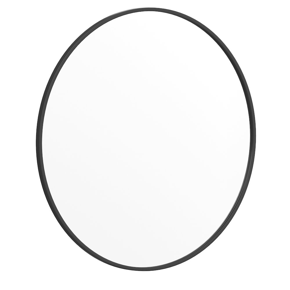 Modern 36 Inch Round Wall Mount Accent Mirror. Picture 1