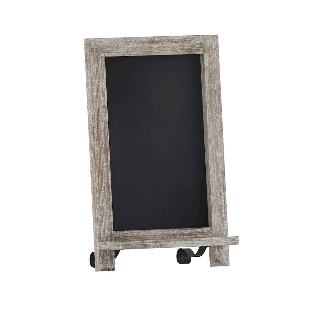 9.5" x 14" Weathered Tabletop Magnetic Chalkboard Sign. Picture 1