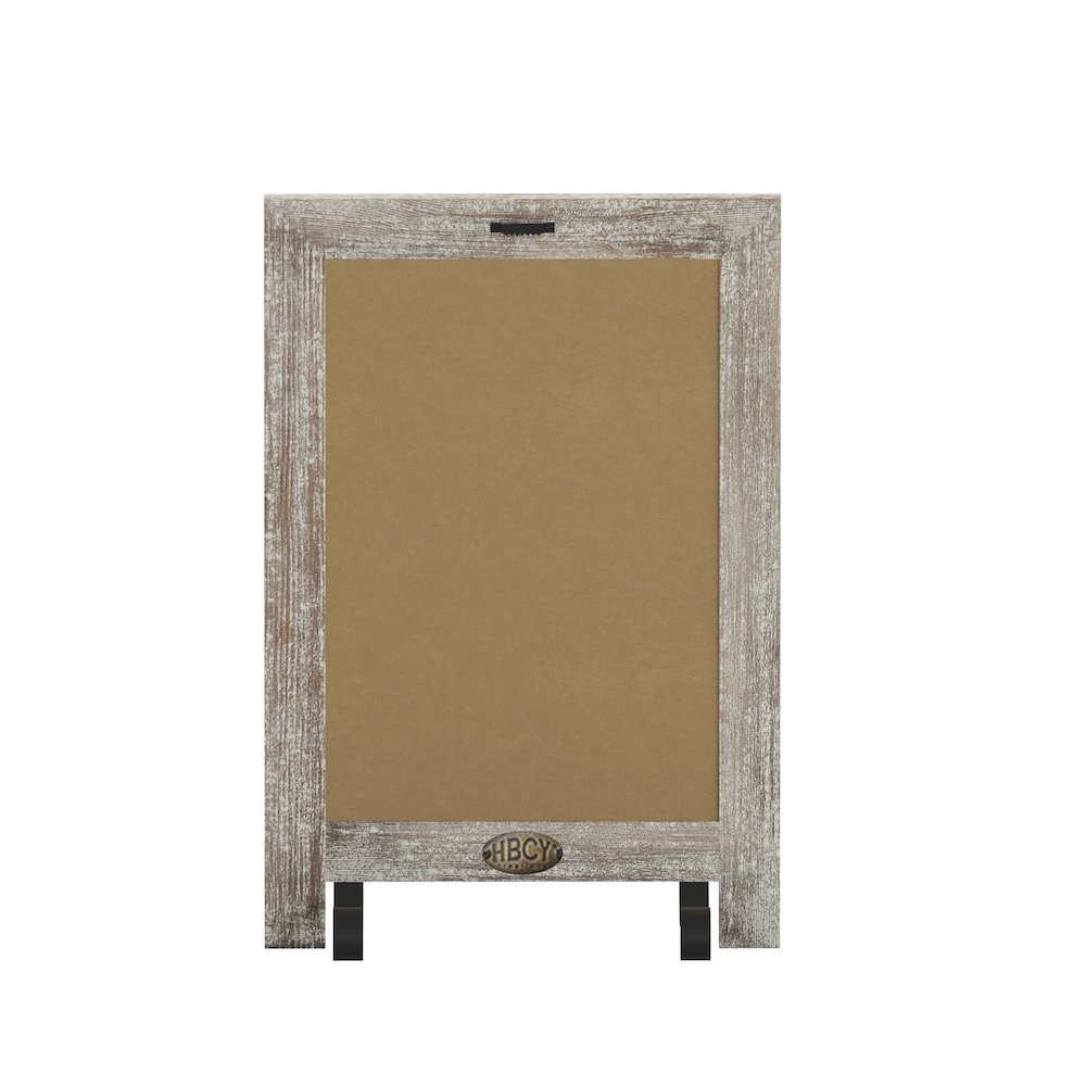 9.5" x 14" Weathered Tabletop Magnetic Chalkboard Sign. Picture 8
