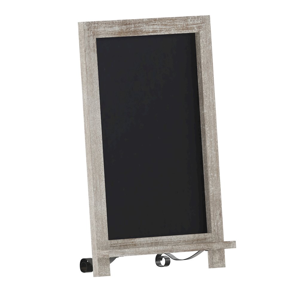 12" x 17" Weathered Tabletop Magnetic Chalkboard Sign. Picture 1