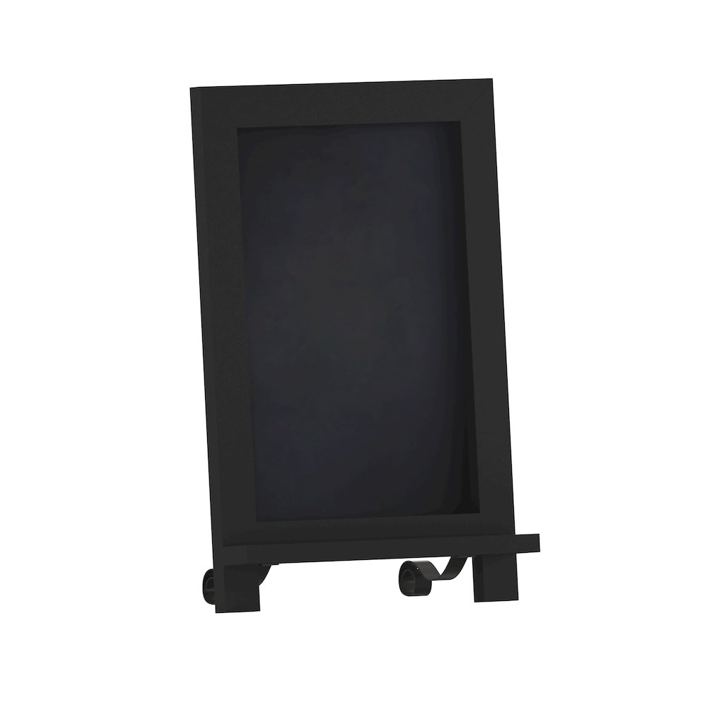 9.5" x 14" Black Tabletop Magnetic Chalkboard Sign. Picture 1