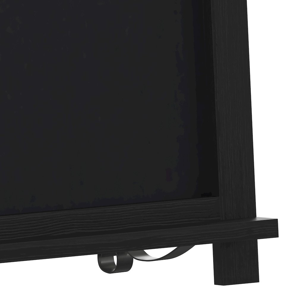 12" x 17" Black Tabletop Magnetic Chalkboard Sign. Picture 9