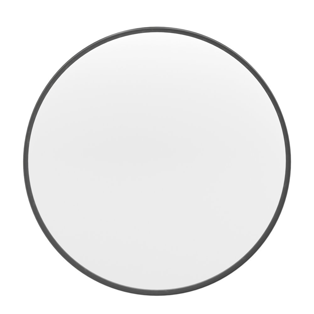 Modern 27.5 Inch Round Wall Mount Accent Mirror. Picture 11