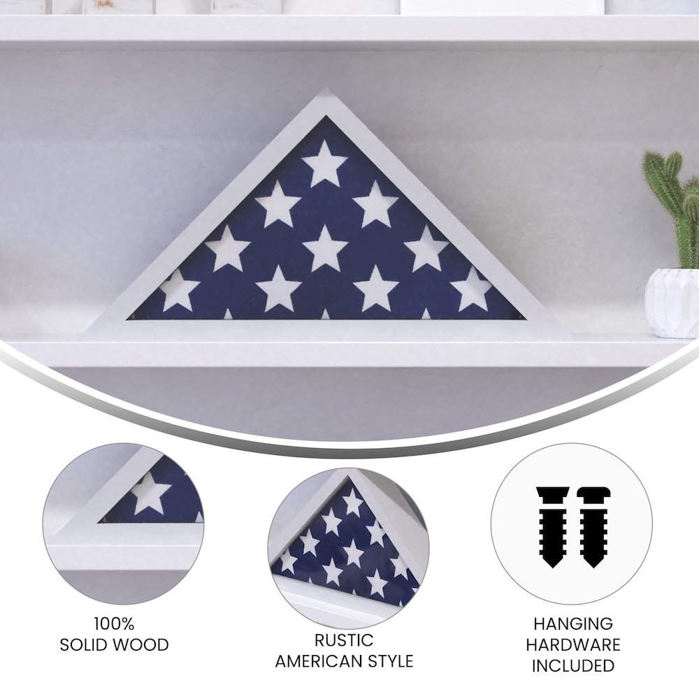 Traditional Memorial Flag Display Case. Picture 4