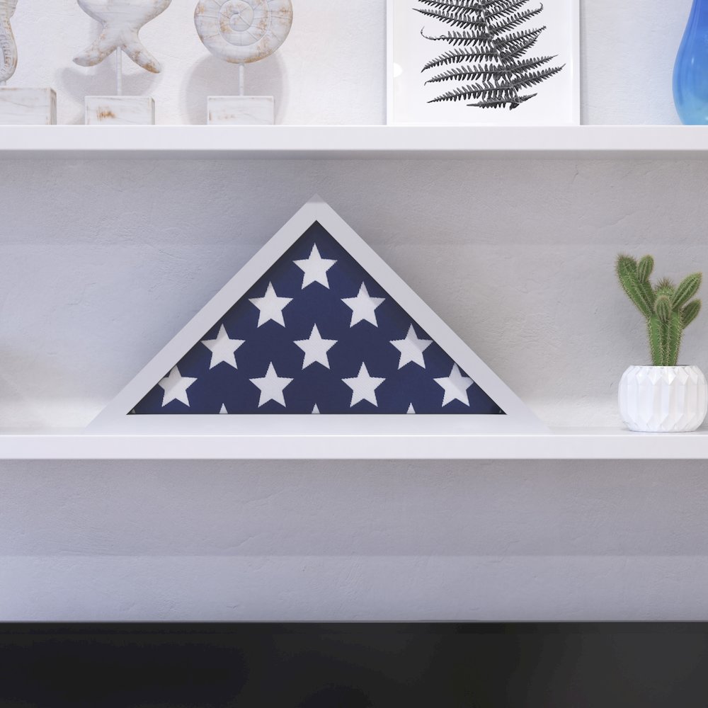 Traditional Memorial Flag Display Case. Picture 2