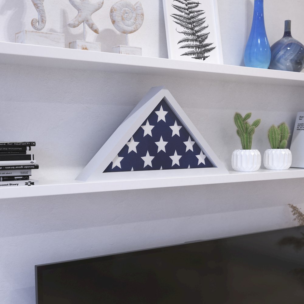 Traditional Memorial Flag Display Case. Picture 6