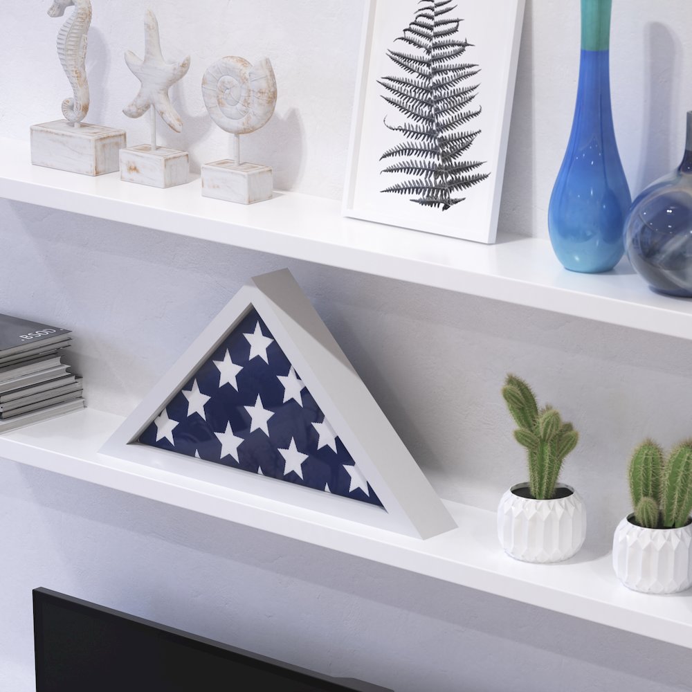 Traditional Memorial Flag Display Case. Picture 7