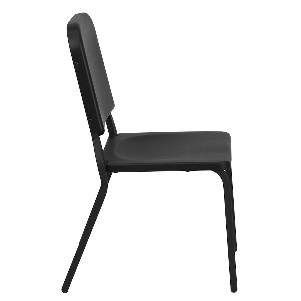 Black High Density Stackable Melody Band/Music Chair. Picture 3
