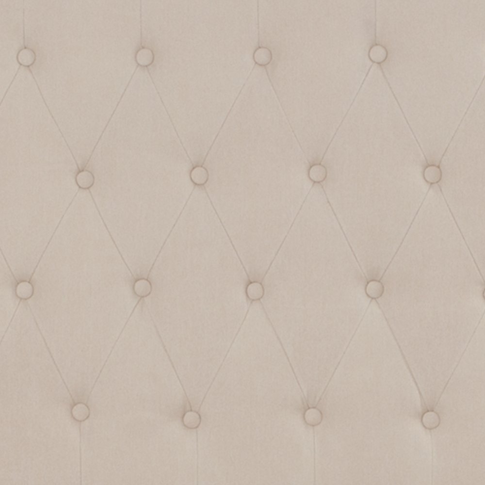King Size Tufted Upholstered Platform Bed in Beige Fabric. Picture 9